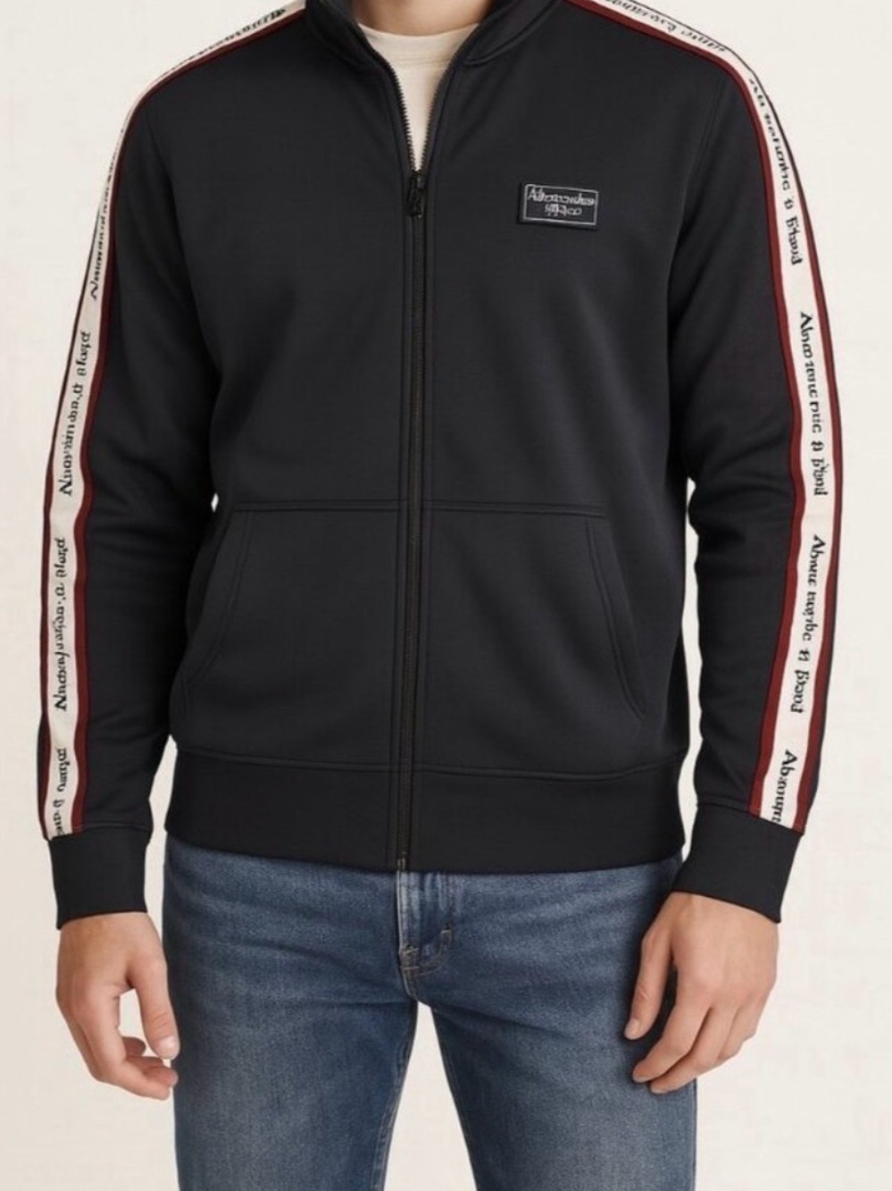 Like New Abercrombie & Fitch tricot track jacket